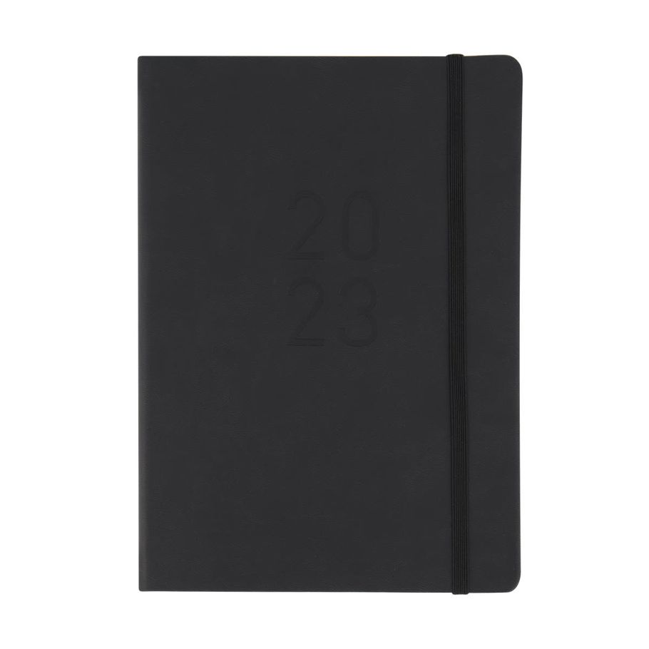2023 A5 Weekly Diary - Black