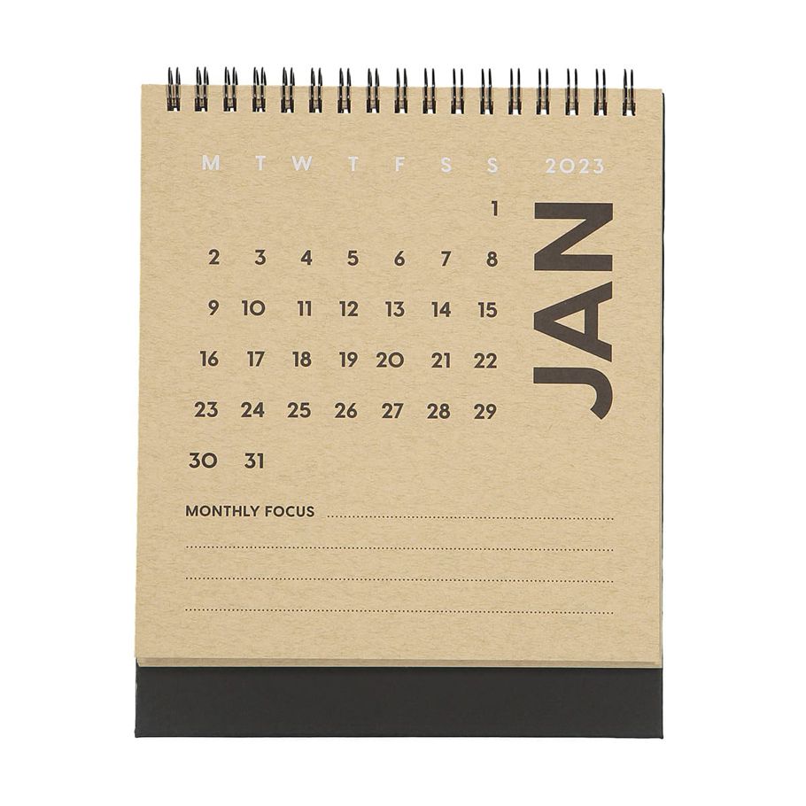 2023 Desk Calendar - Kraft