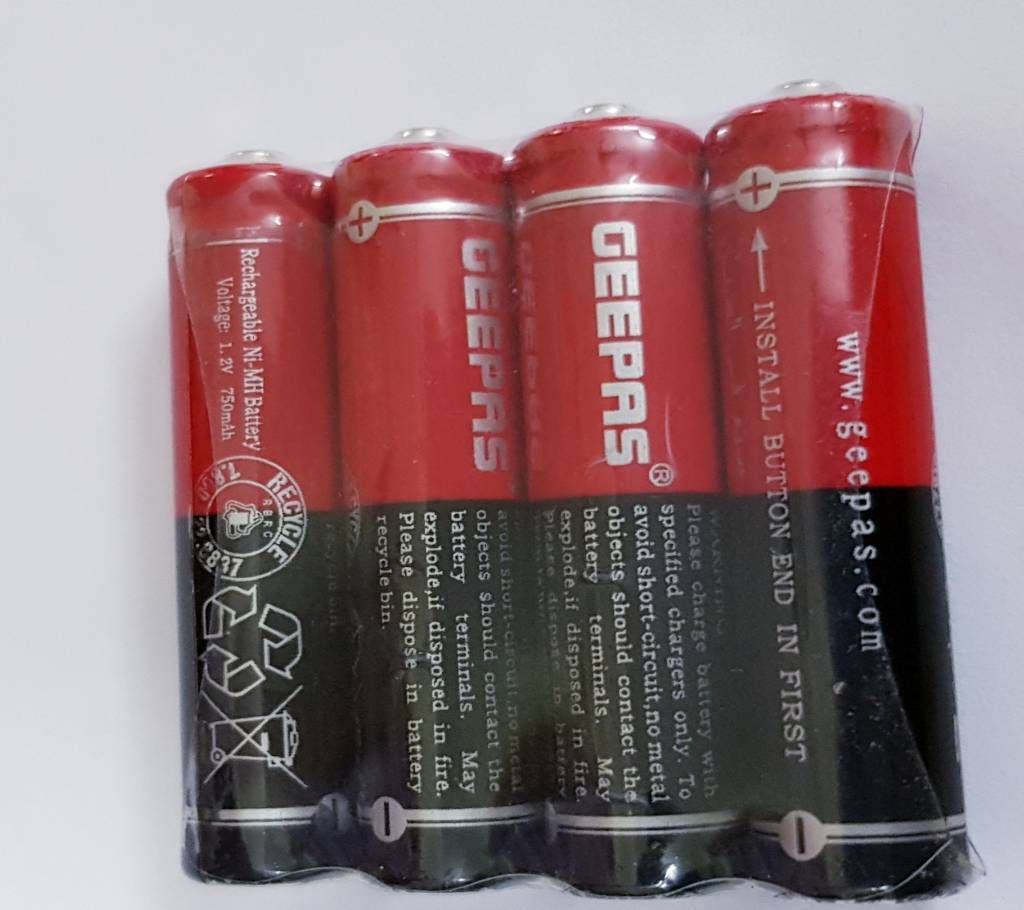 Geepas AAA Size Battery (4 Pcs)