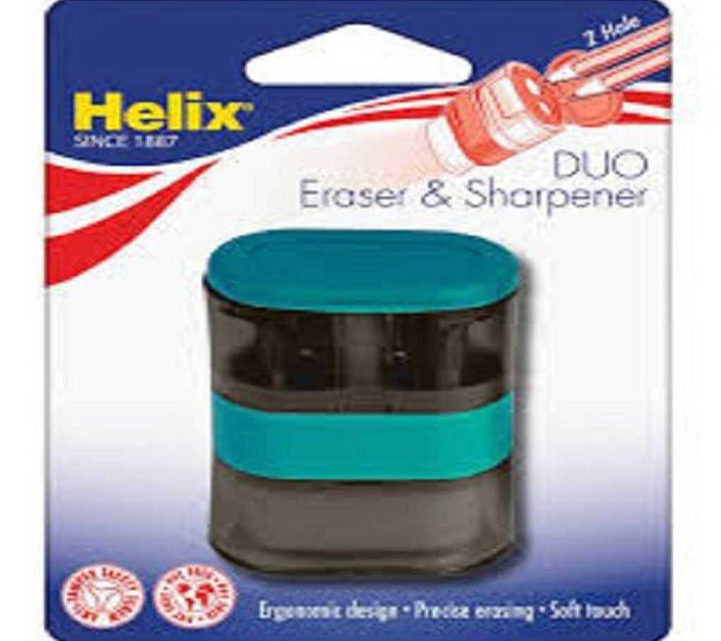Helix Duo 2 Hole Pencil Sharpener and Eraser