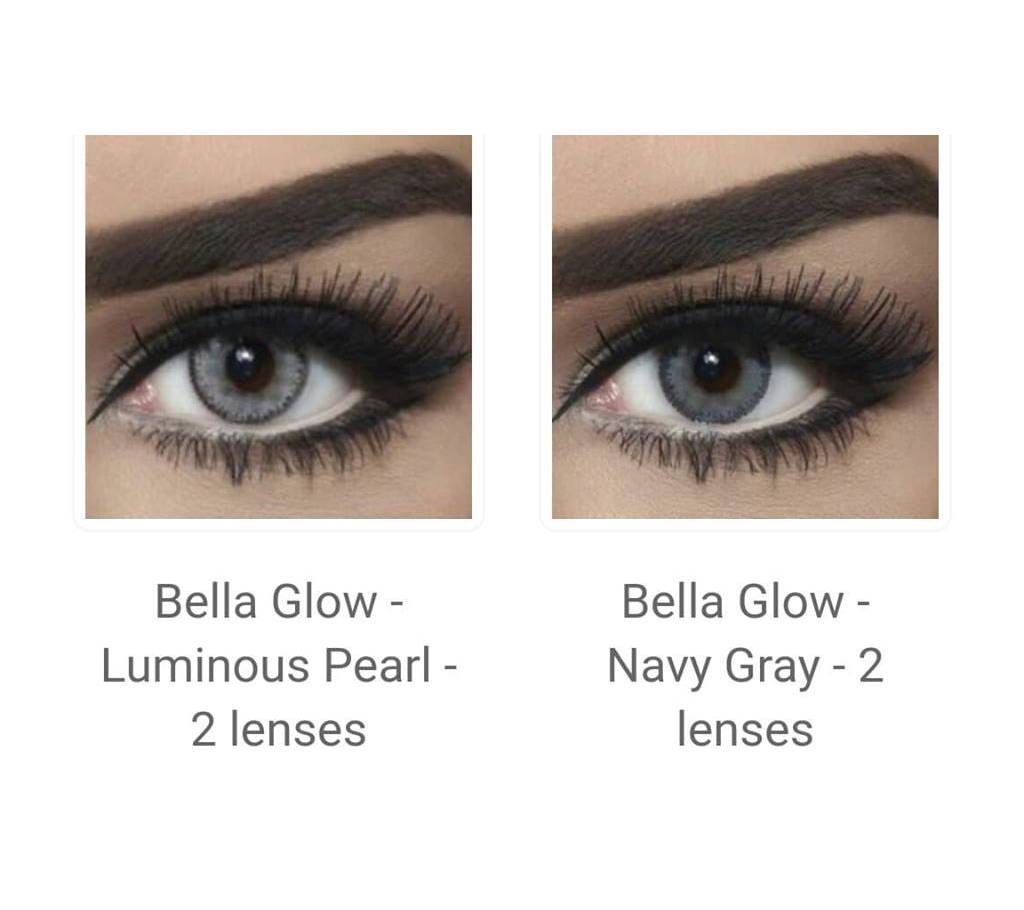 Bella Elite - Mint Gray - 2 Contact lenses