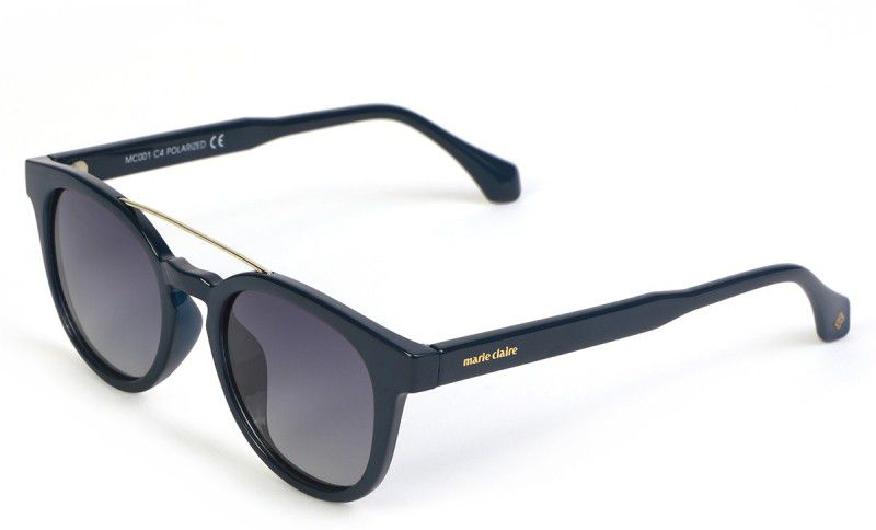 Gradient, Polarized, UV Protection Retro Square Sunglasses (Free Size)  (For Women, Blue)