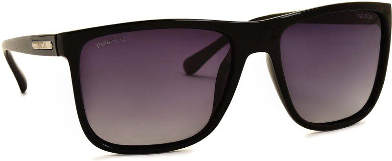 Polarized Wayfarer Sunglasses (56)  (For Men & Women, Black)