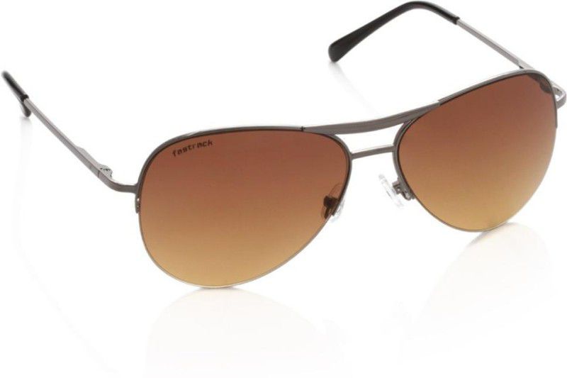 Gradient Aviator Sunglasses (Free Size)  (For Men & Women, Black)