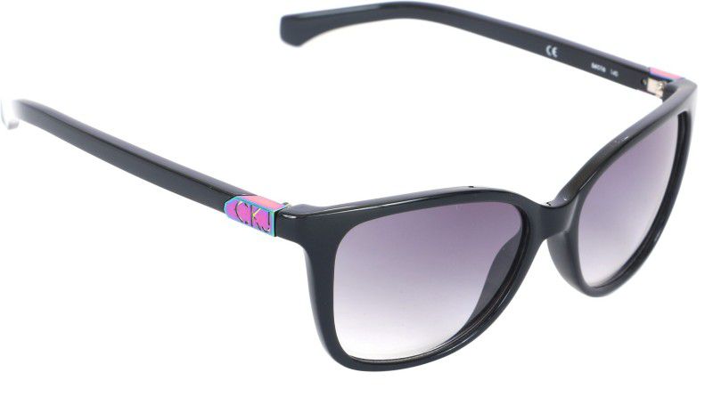 Gradient Cat-eye Sunglasses (54)  (For Men & Women, Blue)