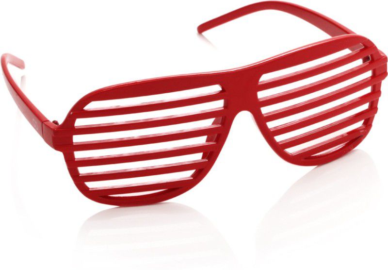 Aviator Sunglasses (Free Size)  (For Men & Women, Red)