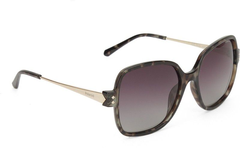 Gradient Over-sized Sunglasses (55)  (For Women, Grey)