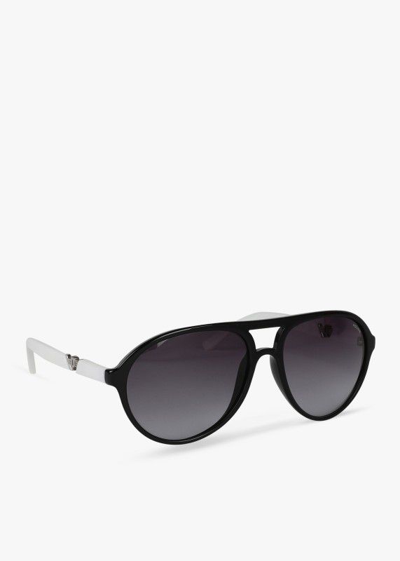 Gradient Aviator Sunglasses (58)  (For Men, Grey)