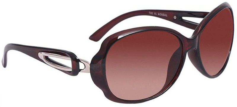 UV Protection Butterfly Sunglasses (Free Size)  (For Women, Brown)