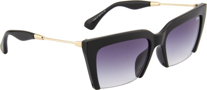 Gradient Wayfarer Sunglasses (55)  (For Women, Grey)