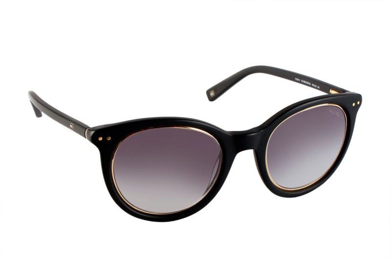 Gradient Cat-eye Sunglasses (48)  (For Women, Grey)