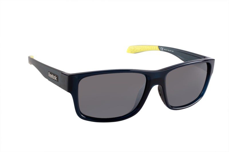 Polarized Retro Square Sunglasses (57)  (For Men & Women, Grey)