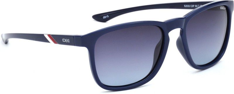 Gradient Wayfarer Sunglasses (Free Size)  (For Men, Blue)