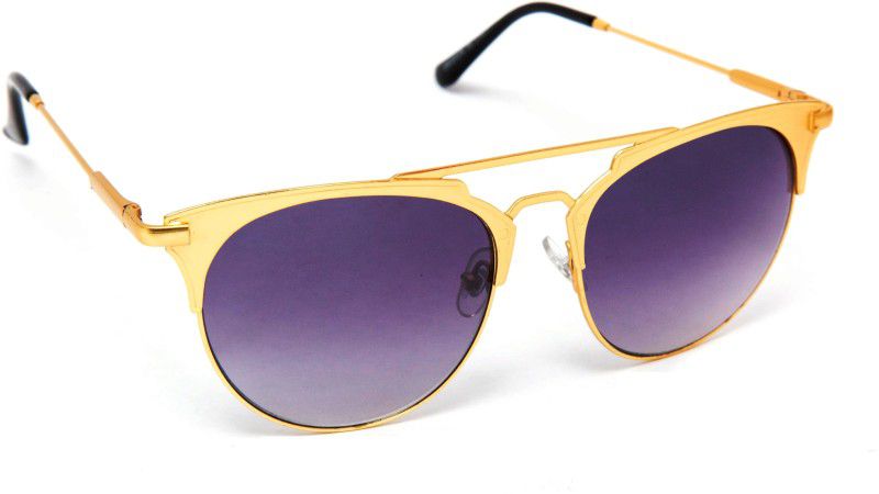 UV Protection Aviator Sunglasses (Free Size)  (For Men & Women, Violet)