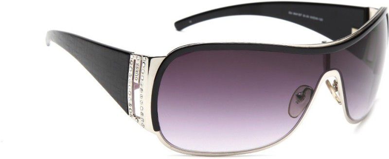 Gradient Round Sunglasses (Free Size)  (For Women, Grey)