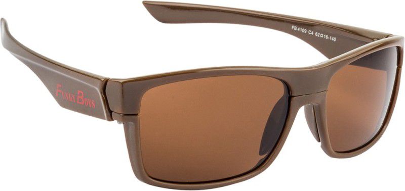 UV Protection Wayfarer Sunglasses (53)  (For Men & Women, Brown)