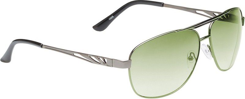 UV Protection Aviator Sunglasses (Free Size)  (For Men & Women, Grey, Green)
