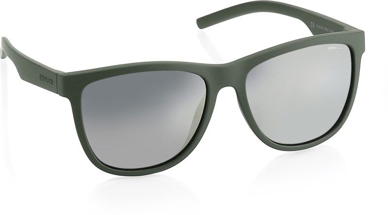 Polarized Wayfarer Sunglasses (Free Size)  (For Men & Women, Grey)