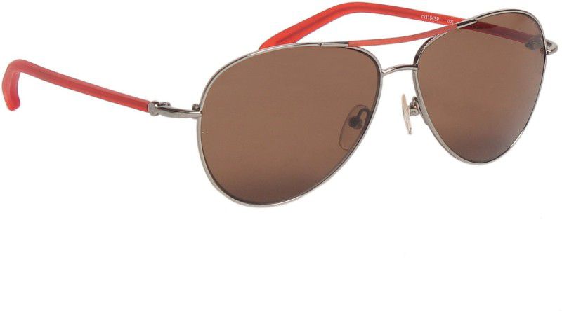 UV Protection Aviator Sunglasses (Free Size)  (For Men, Brown)