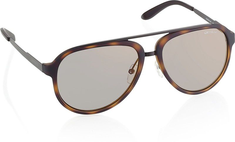 Mirrored Aviator Sunglasses (Free Size)  (For Men, Yellow)