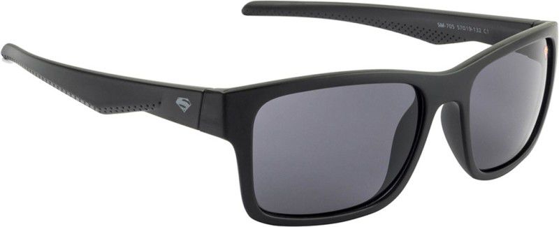 UV Protection Rectangular Sunglasses (58)  (For Men & Women, Grey)