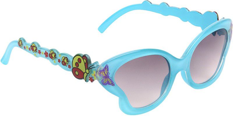 UV Protection Cat-eye Sunglasses (47)  (For Girls, Black)