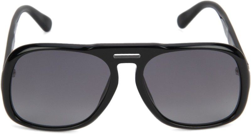 Gradient Retro Square Sunglasses (Free Size)  (For Men & Women, Grey)