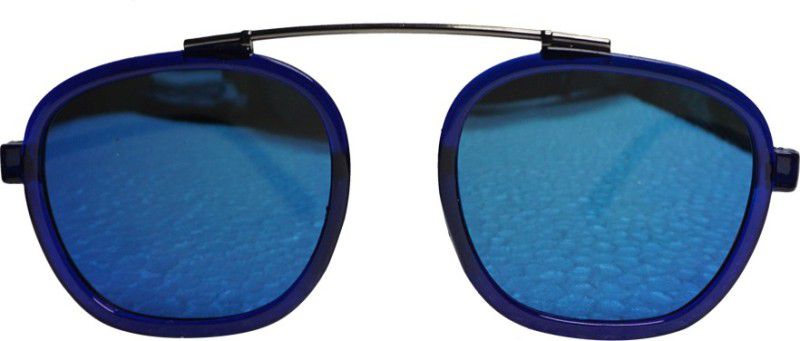 Polarized Wayfarer Sunglasses (Free Size)  (For Men & Women, Blue)