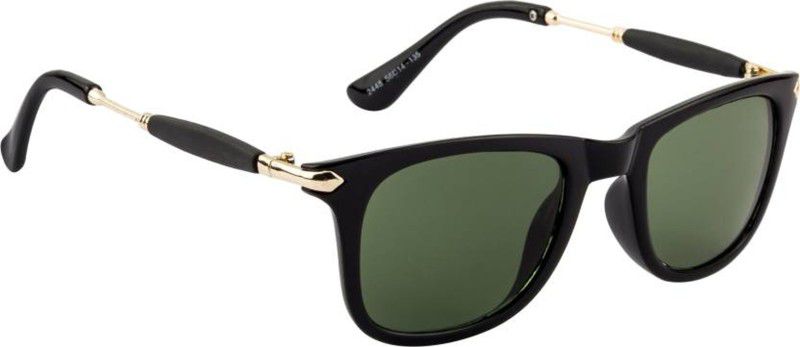 UV Protection Wayfarer Sunglasses (Free Size)  (For Men & Women, Green)