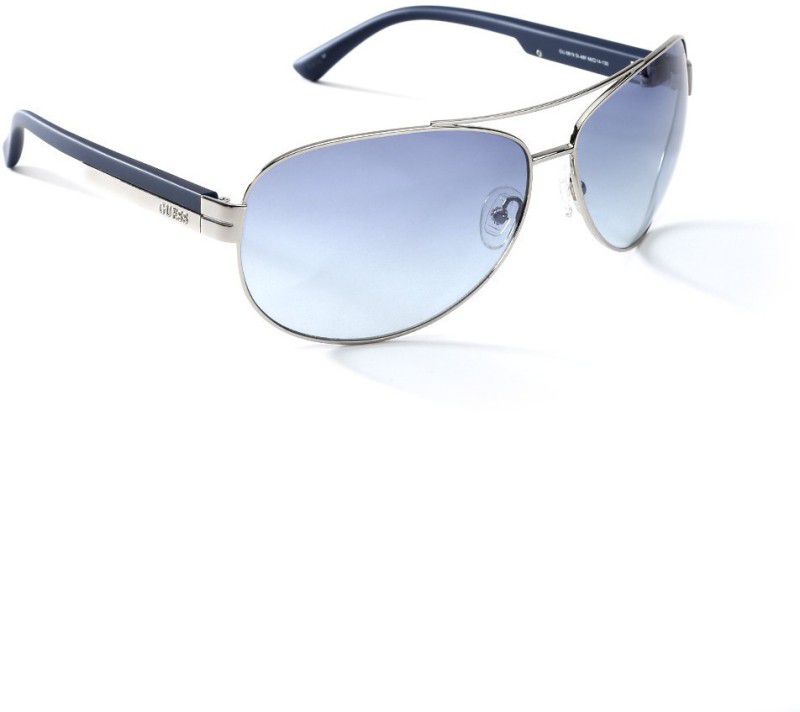 Gradient Aviator Sunglasses (Free Size)  (For Men & Women, Blue)