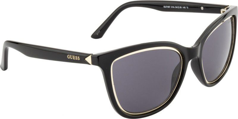 UV Protection Cat-eye Sunglasses (54)  (For Women, Grey)