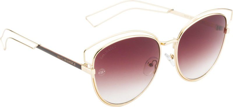 Gradient Cat-eye Sunglasses (53)  (For Women, Brown)