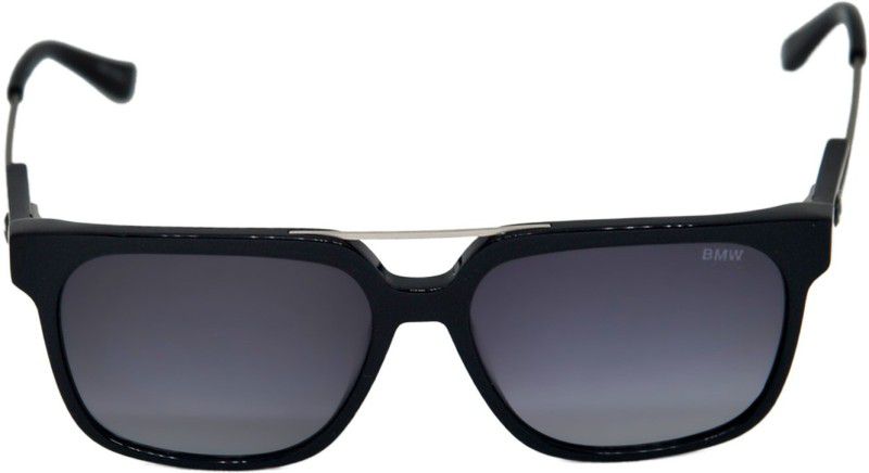 UV Protection Rectangular Sunglasses (55)  (For Men & Women, Black)