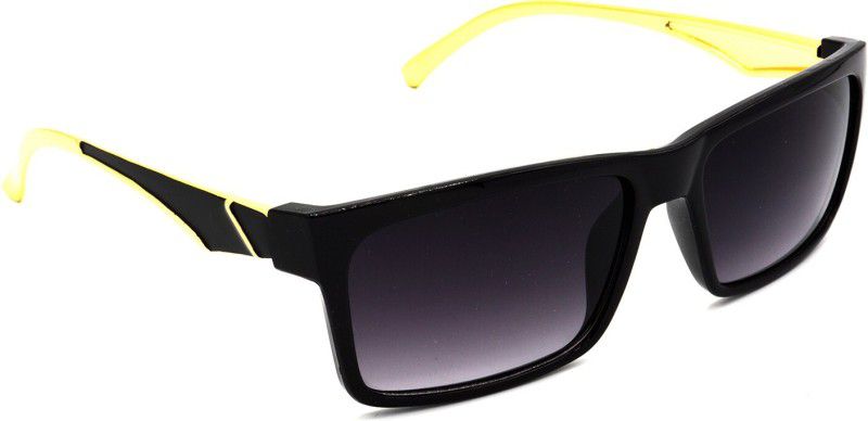 Gradient, UV Protection Rectangular Sunglasses (Free Size)  (For Men & Women, Grey)