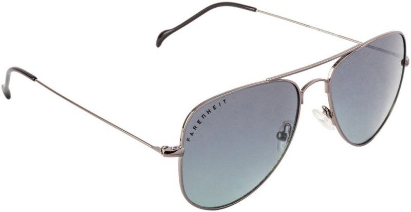 Aviator Sunglasses (55)  (For Men, Green)