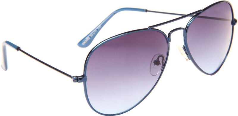 UV Protection, Gradient Aviator Sunglasses (58)  (For Men & Women, Blue)