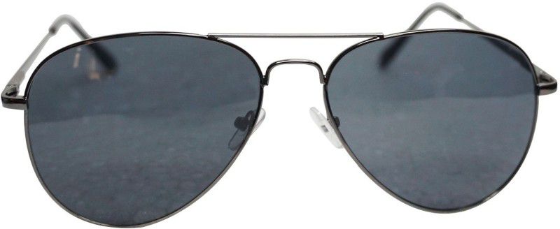 Polarized Aviator Sunglasses (Free Size)  (For Men & Women, Grey)