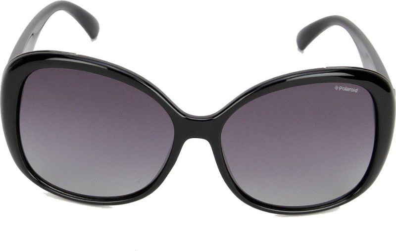 Polarized Cat-eye Sunglasses (Free Size)  (For Women, Violet)