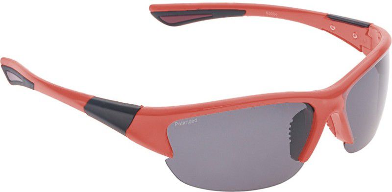 Polarized, Gradient Sports Sunglasses (Free Size)  (For Men & Women, Grey)