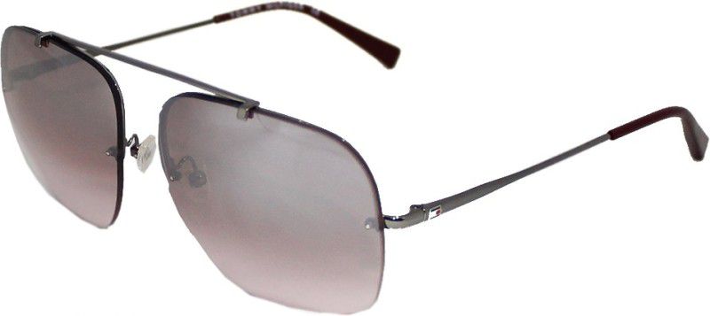 UV Protection, Mirrored Aviator Sunglasses (58)  (For Men & Women, Violet)