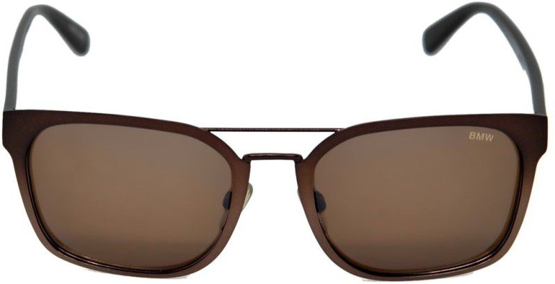 UV Protection Rectangular Sunglasses (55)  (For Men & Women, Brown)