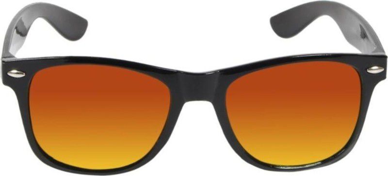 UV Protection Wayfarer Sunglasses (Free Size)  (For Boys & Girls, Yellow, Orange)