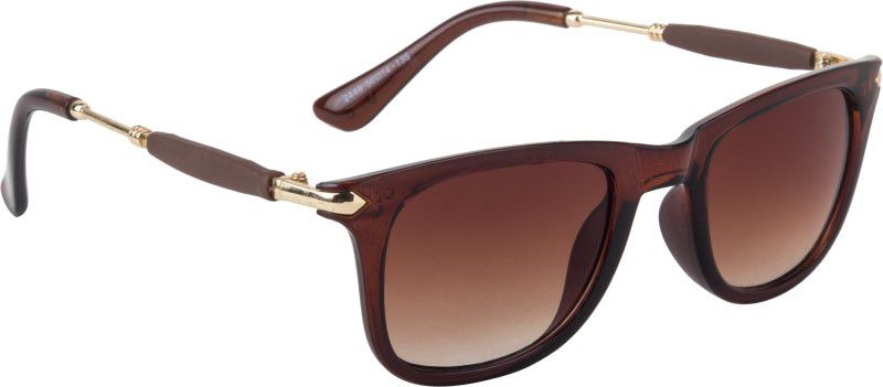 UV Protection Wayfarer Sunglasses (100)  (For Men & Women, Brown)
