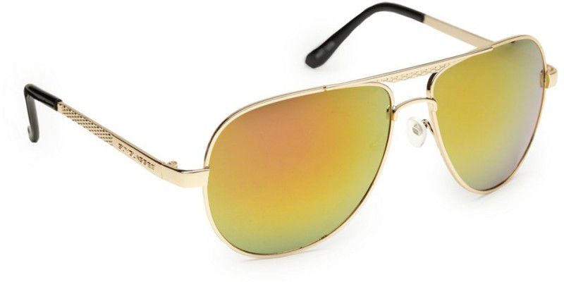 UV Protection Aviator Sunglasses (Free Size)  (For Men & Women, Golden)