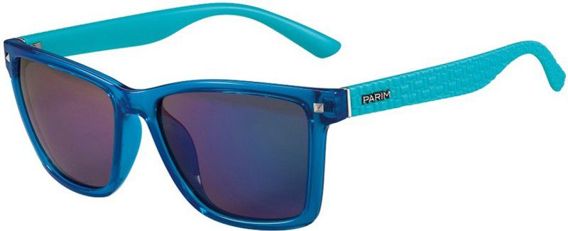 Polarized, UV Protection, Gradient Rectangular, Wayfarer Sunglasses (Free Size)  (For Men & Women, Green)
