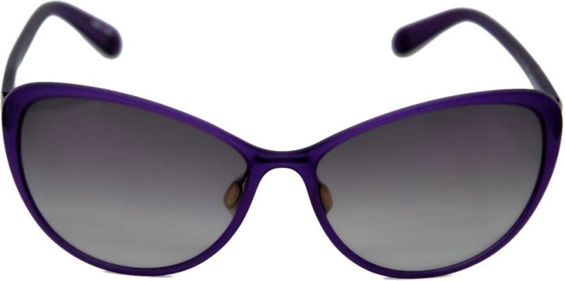 Gradient Cat-eye Sunglasses (58)  (For Men & Women, Grey)