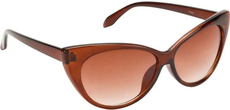 Cat-eye Sunglasses (53)  (For Women, Brown)