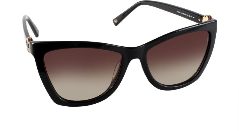 Gradient Cat-eye Sunglasses (56)  (For Women, Brown)