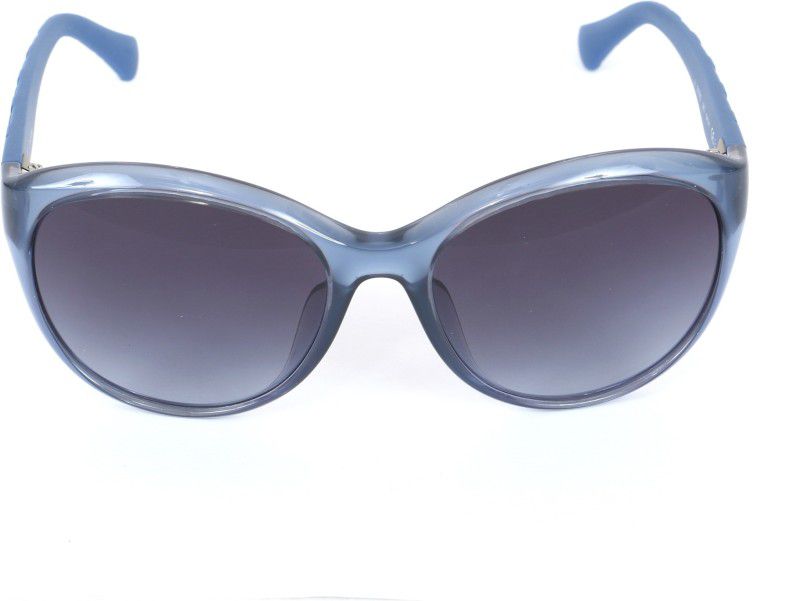 Gradient Round Sunglasses (54)  (For Women, Grey)