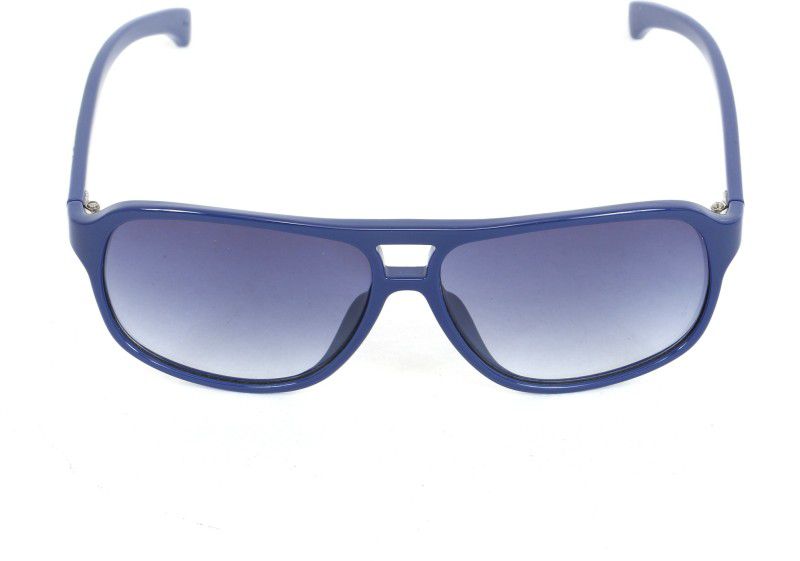 Gradient Rectangular Sunglasses (61)  (For Men & Women, Grey)